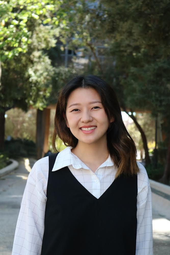 Portrait of Cate smiling outdoors